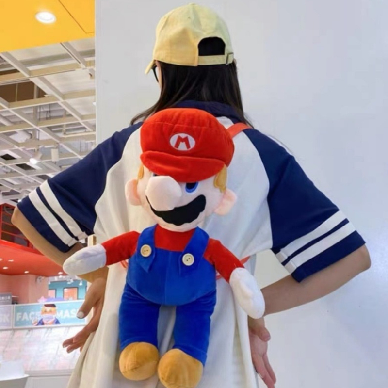 Mini Backpack Purse - Marios Plushes Mini Backpacks Cosplay 3D