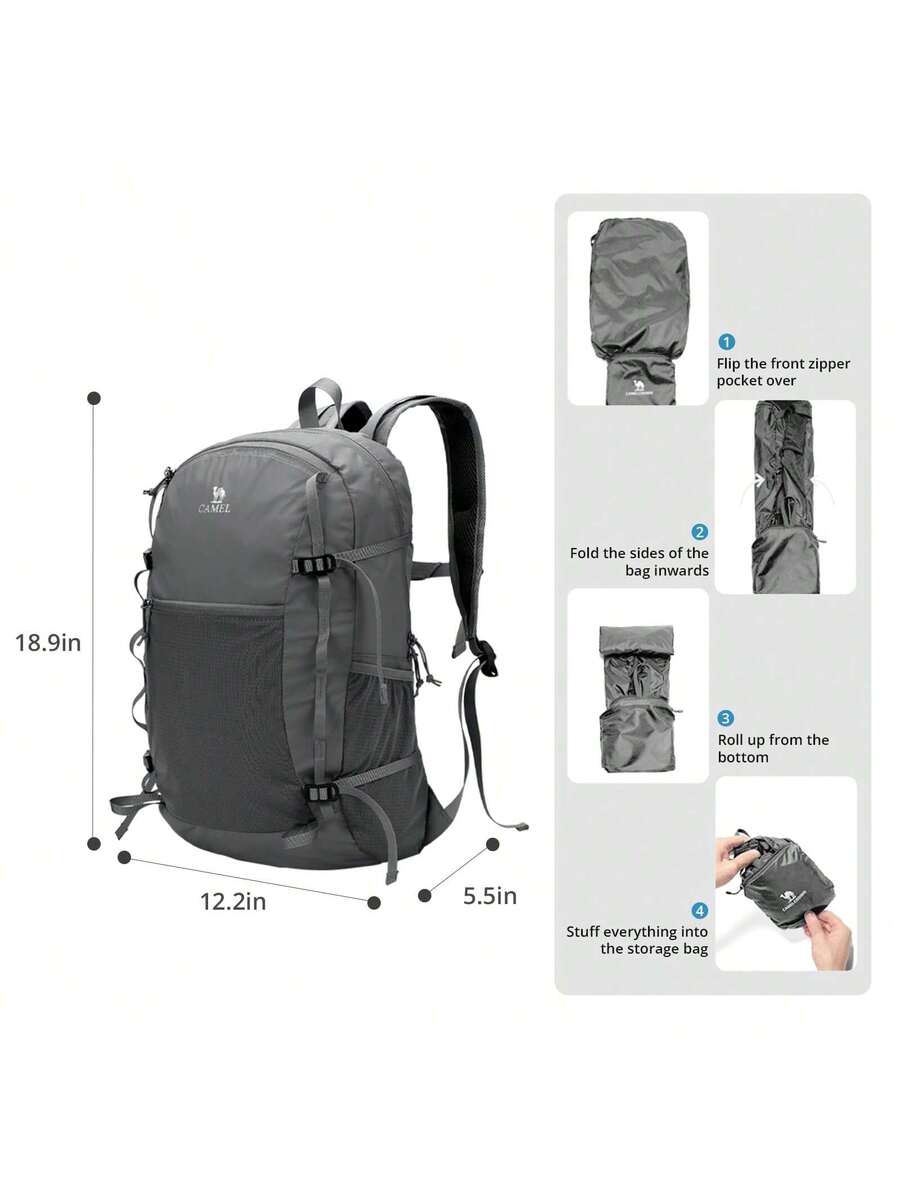 Foldable Hiking Backpack Light - Hiking Backpack Waterproof avaliação e preço