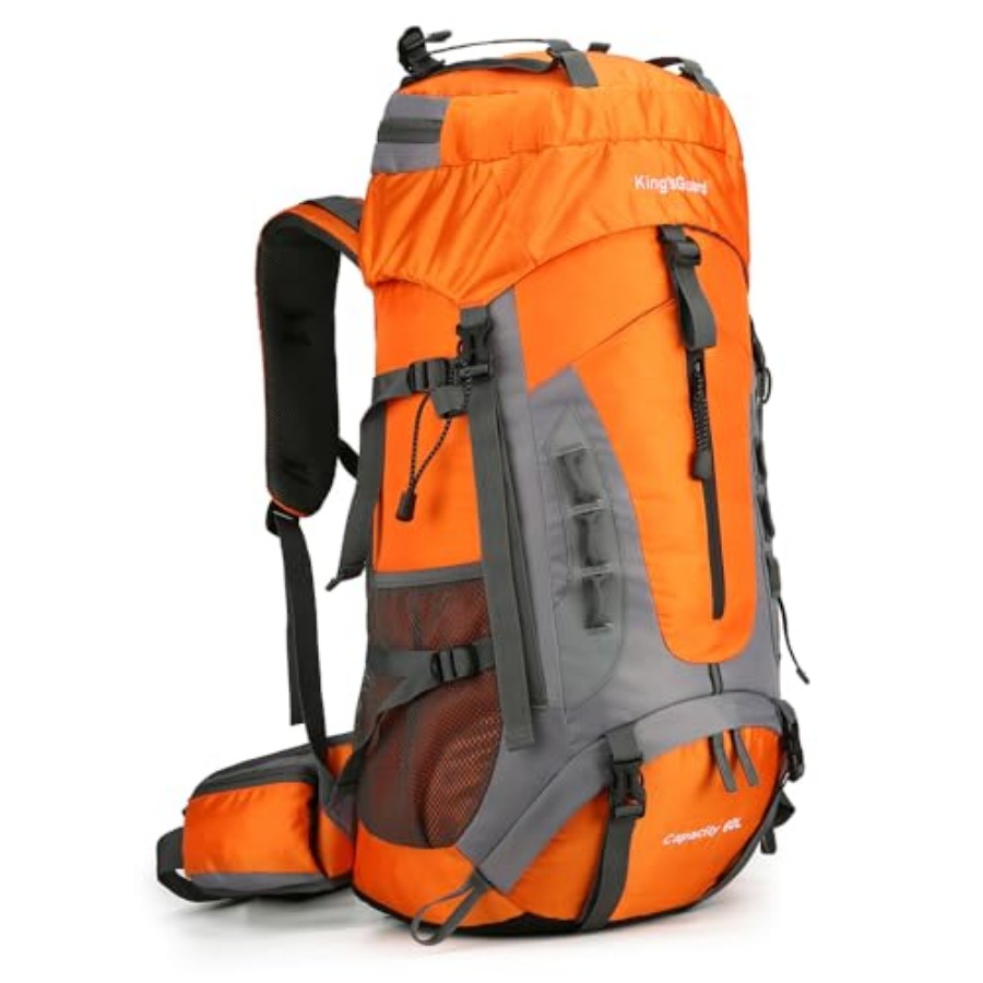 60L Hiking Backpack for Men an - Rain Cover Backpack avaliação e preço