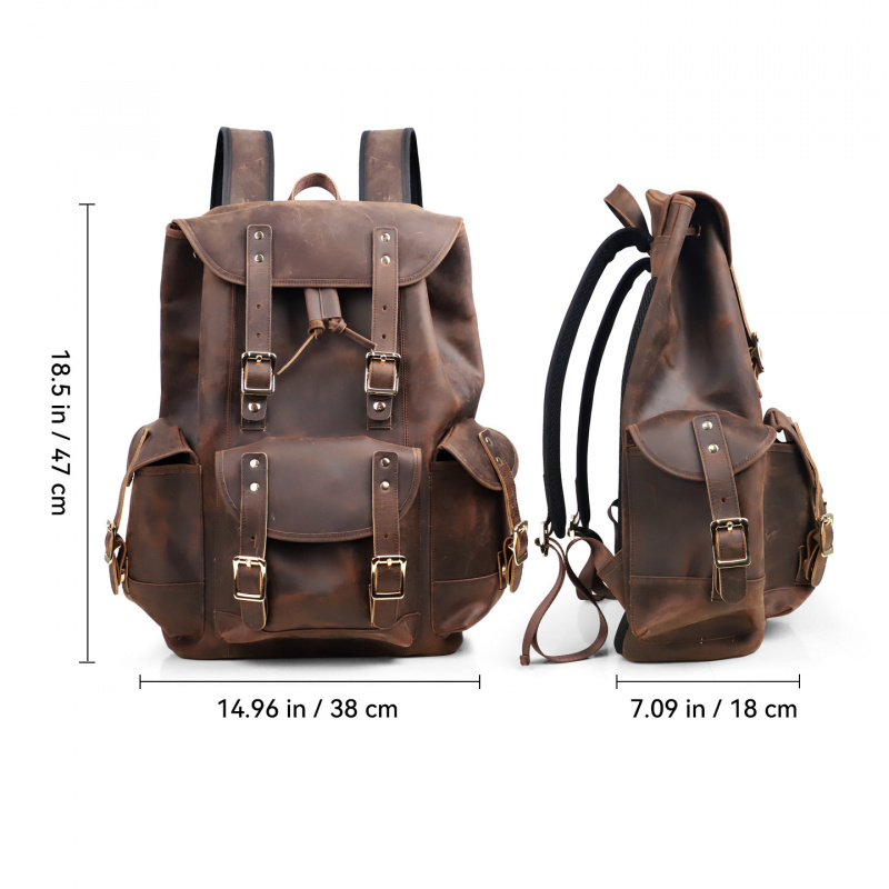 New Arrivals Leather Backpack  - Leather Backpack Vintage avaliação e preço