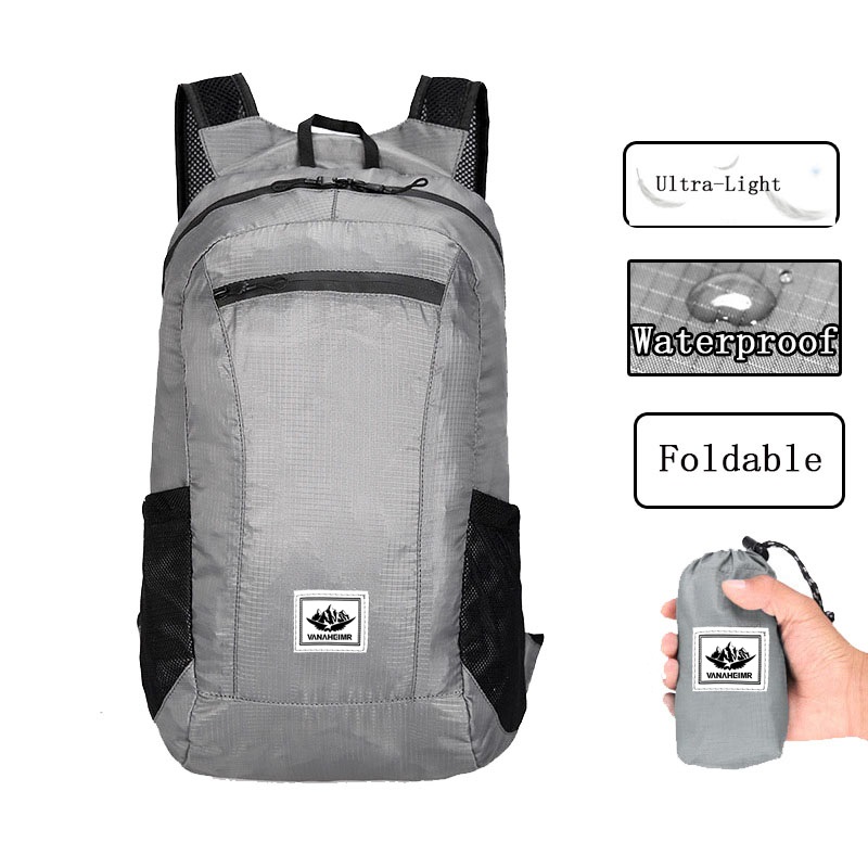 Outdoor Hiking Bag 20L Lightwe - Foldable Backpack Small avaliação e preço