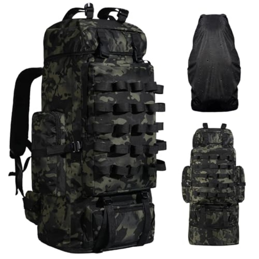 70L/100L Camping Hiking Backpa - Rain Cover Backpack avaliação e preço