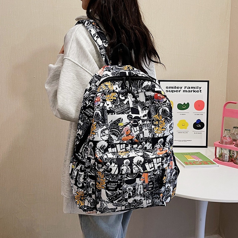 Trendy One Piece Luffy Anime B - School Backpack Teen avaliação e preço