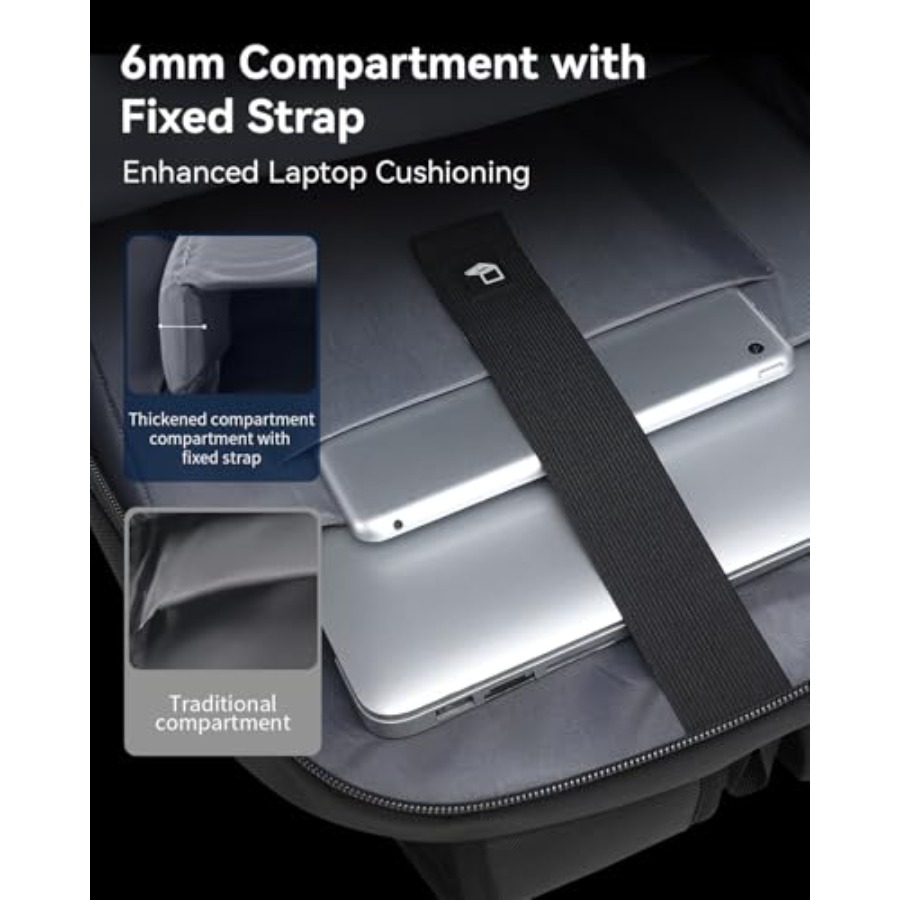 17.3'' Laptop Backpack for Men - Travel Backpack Anti Theft avaliação e preço