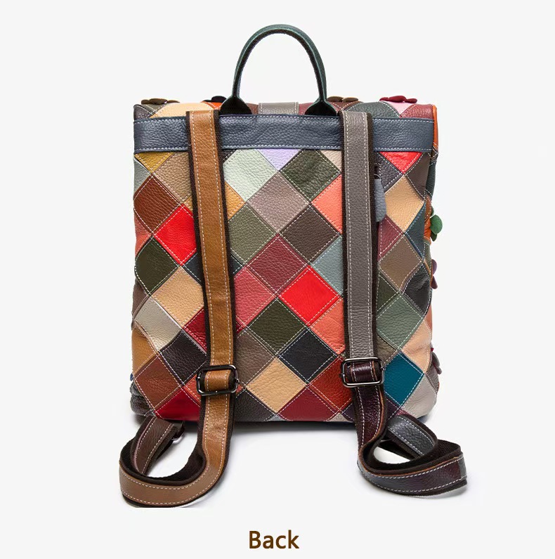 Vintage Women Genuine Leather  - Leather Backpack Vintage avaliação e preço