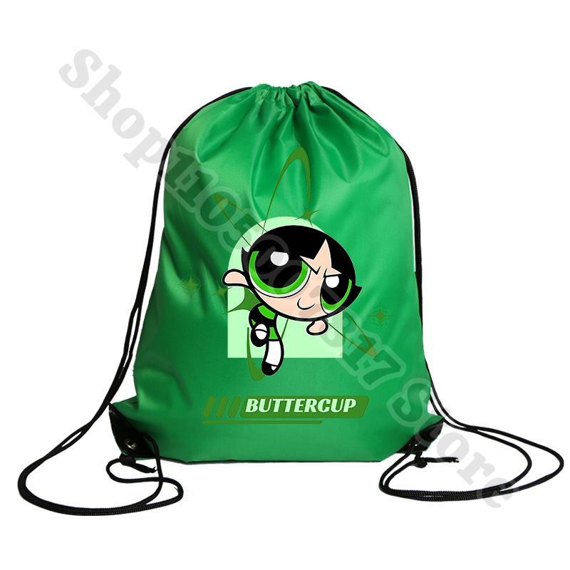 Kawaii The Powerpuffs Girls Ca - Drawstring Gym Bag avaliação e preço