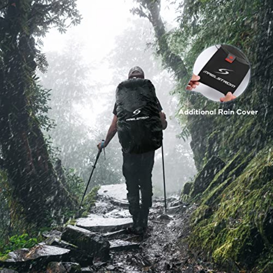 Hiking Backpack, Camping Backp - Rain Cover Backpack avaliação e preço