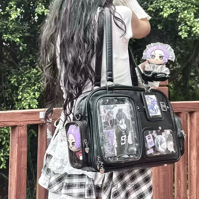 Y2K New Cute Ita Bag Concert L - Fashion Backpack Women avaliação e preço