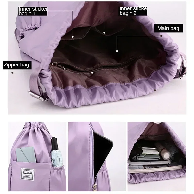 Sports Gym Drawstring Bag Wate - Drawstring Gym Bag avaliação e preço