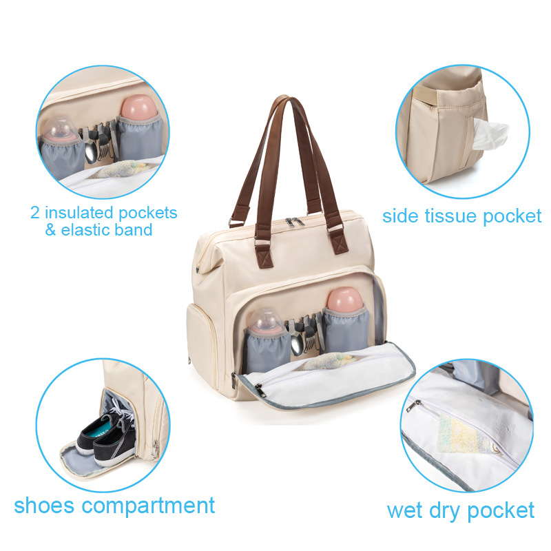 3pcs/set Baby Diaper Bag Baby  - Backpack Insert Organizer avaliação e preço