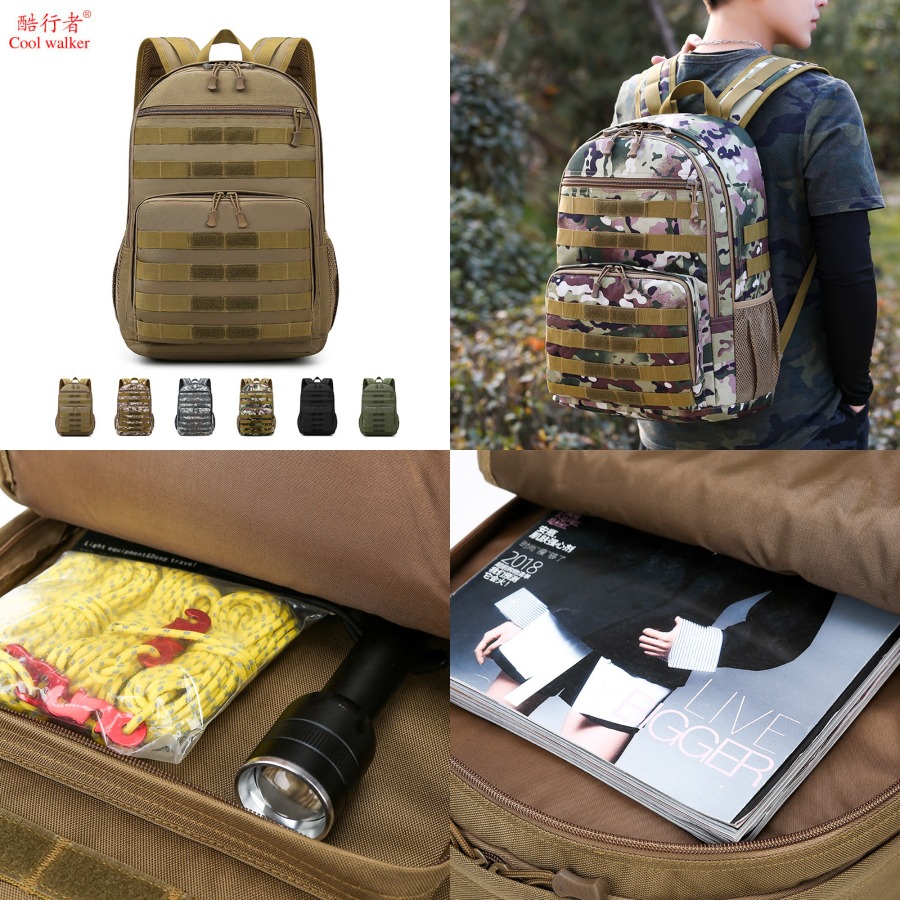 【New Arrival】Camouflage Tactic - Rucksack Military Style avaliação e preço