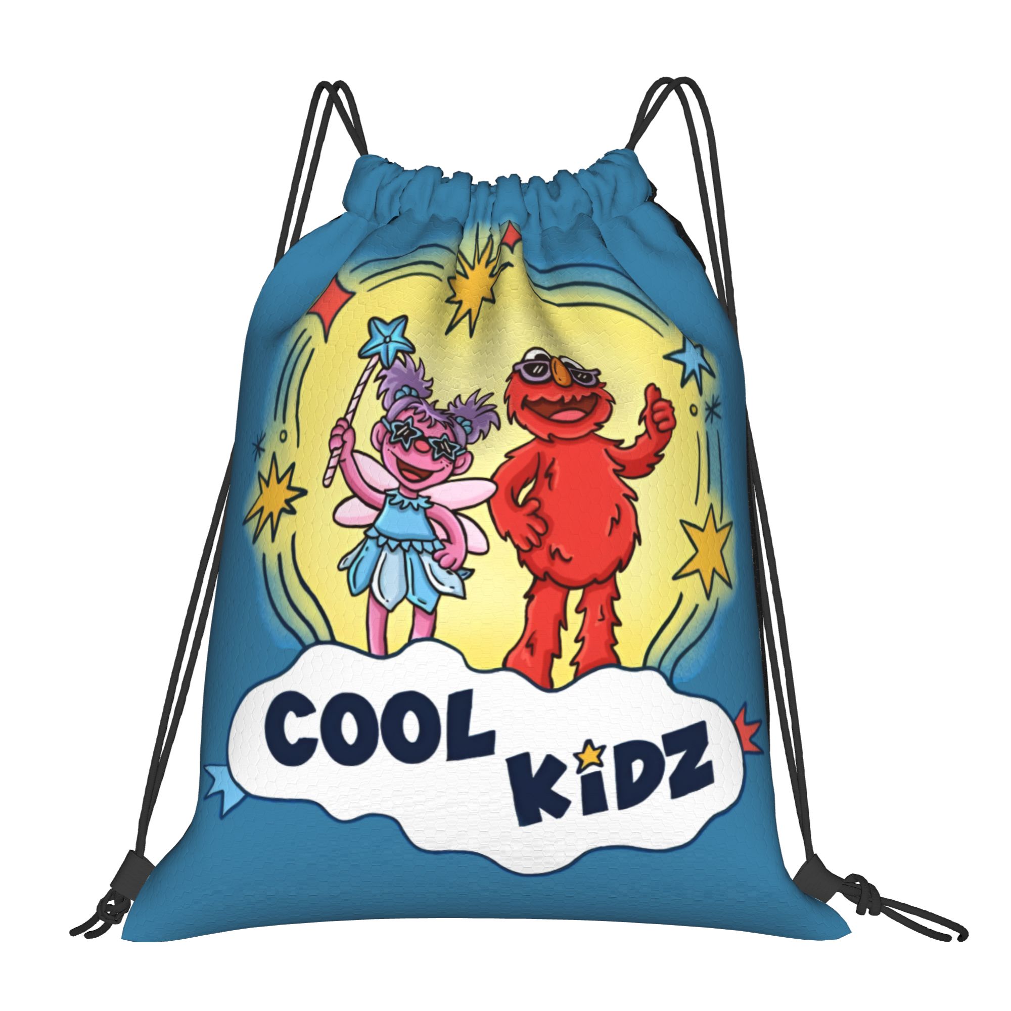 Custom Cookie Monster Drawstri - Drawstring Gym Bag avaliação e preço