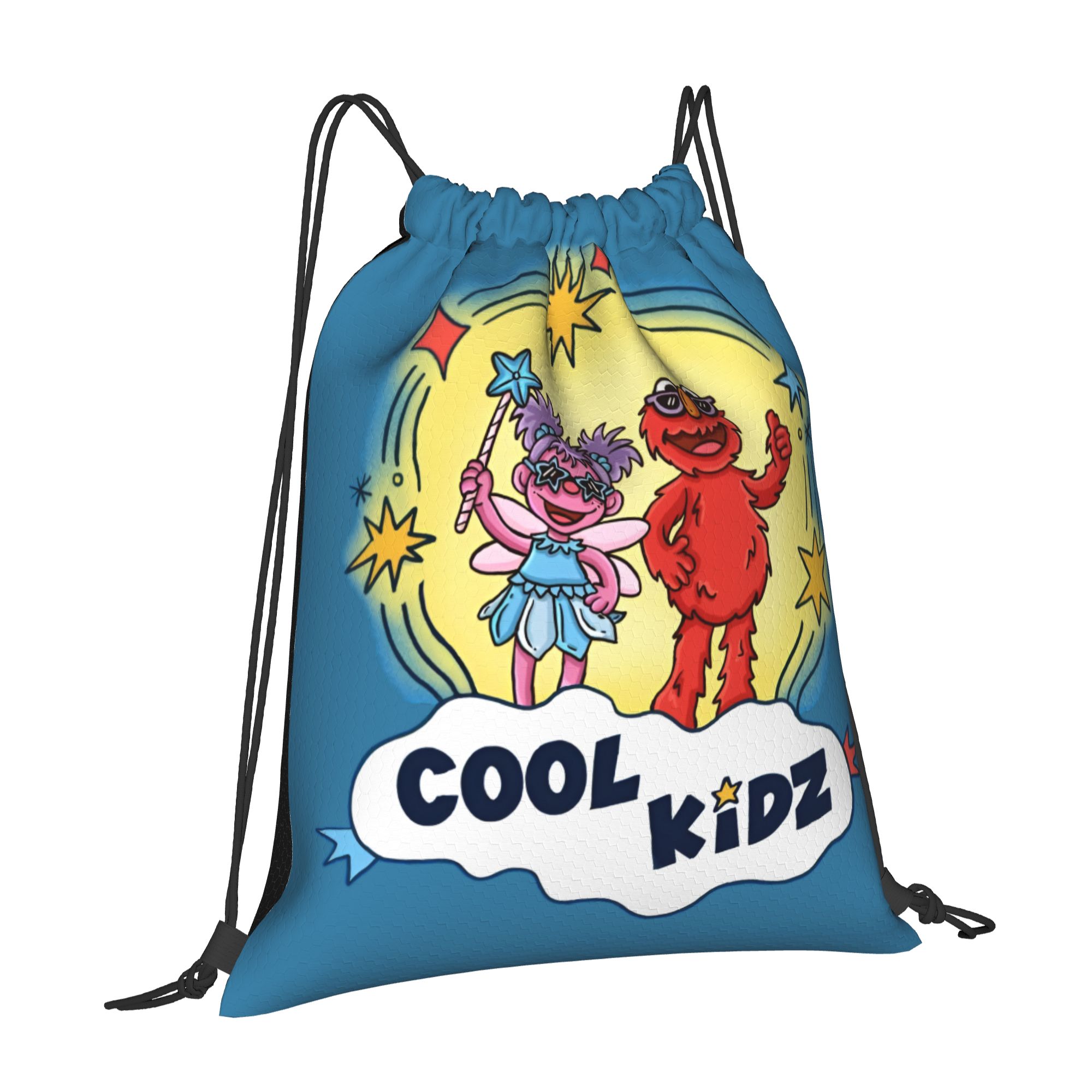 Custom Cookie Monster Drawstri - Drawstring Gym Bag avaliação e preço