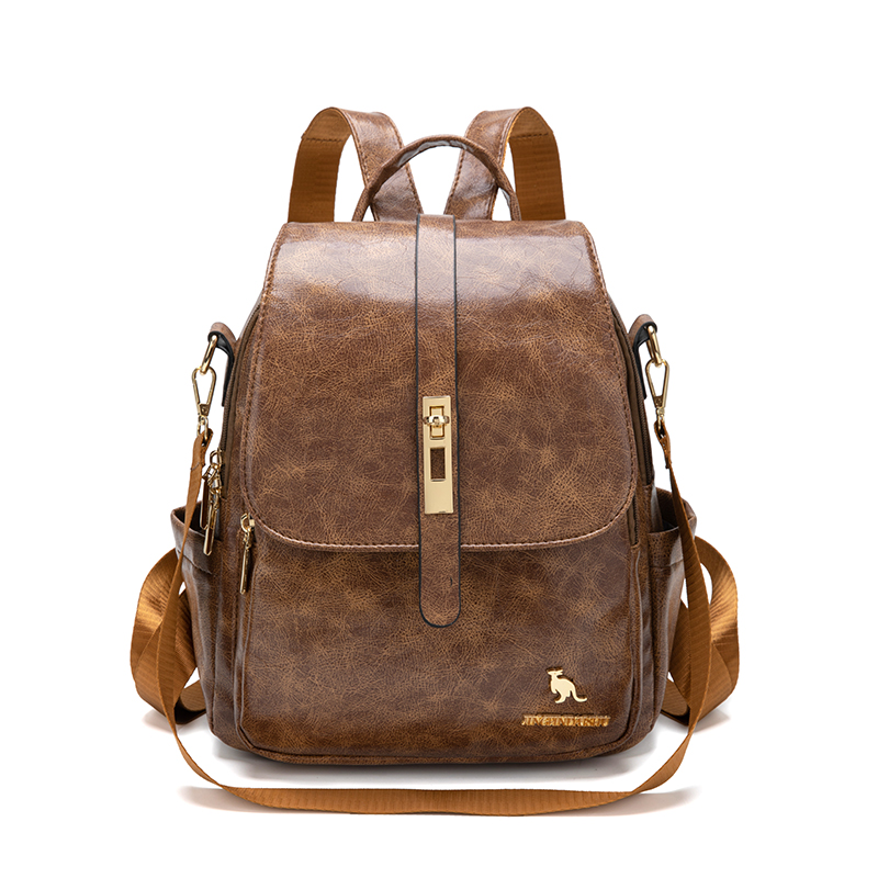 College Women Backpacks Design - Leather Backpack Vintage avaliação e preço