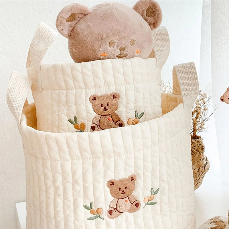 INS Baby Bags Cute Bear Embroi - Backpack Diaper Bag avaliação e preço