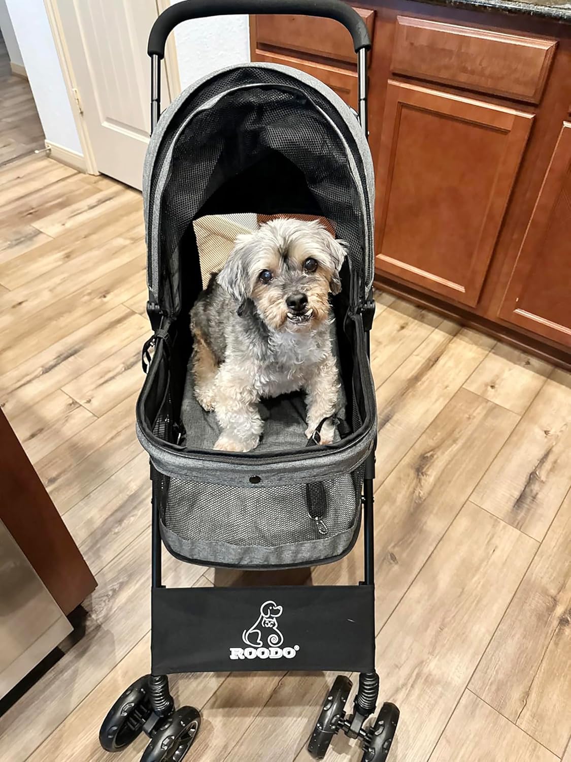 4 Wheel Dog Cat Pet Stroller,  - Foldable Backpack Small avaliação e preço