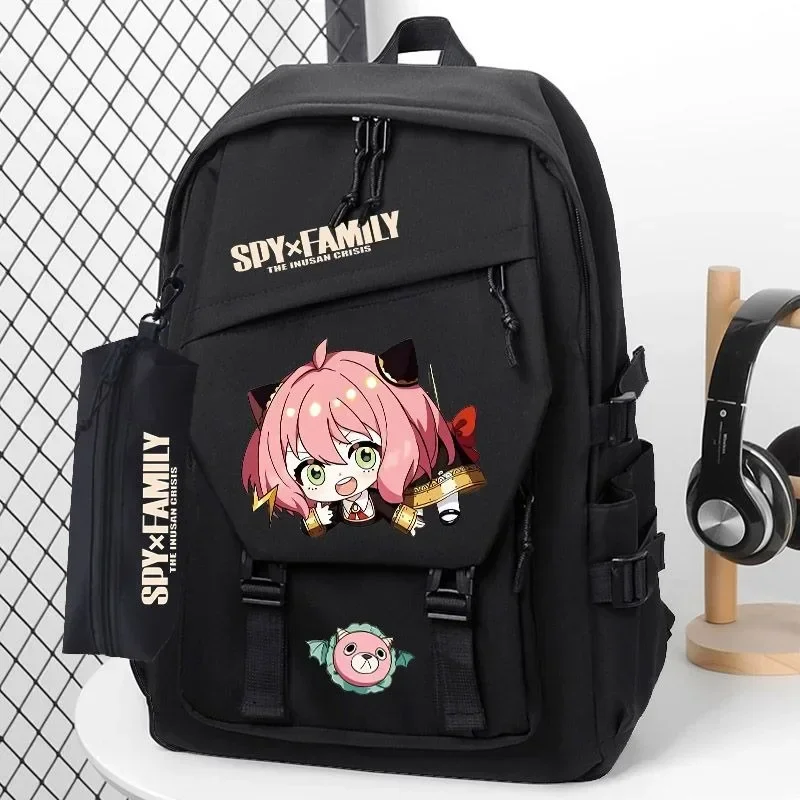 Chibi, 43x30x14cm, Spy x Famil - School Backpack Teen avaliação e preço