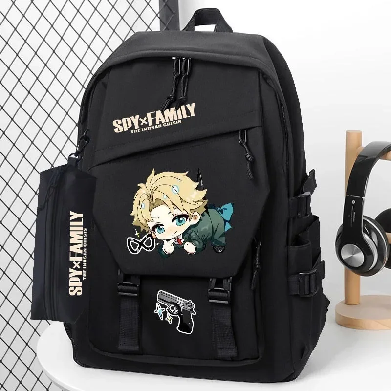 Chibi, 43x30x14cm, Spy x Famil - School Backpack Teen avaliação e preço