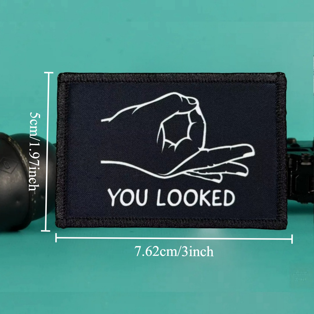 You Looked Morale Badge Patche - Urban Backpack Tactical avaliação e preço