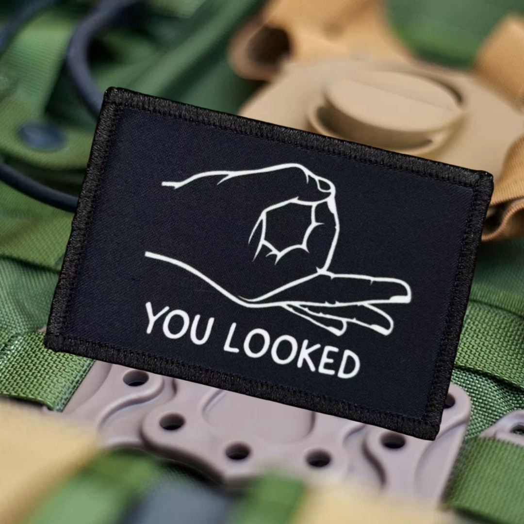 You Looked Morale Badge Patche - Urban Backpack Tactical avaliação e preço
