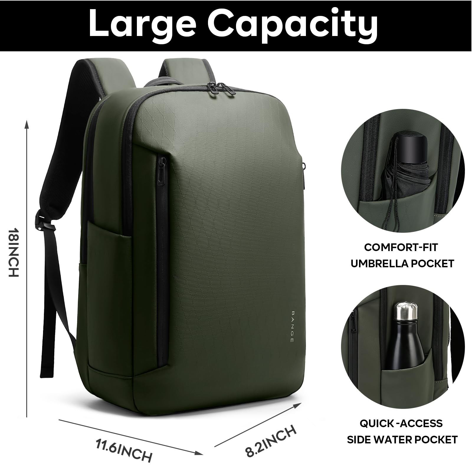BANGE Fashion Simple Design Wo - Travel Backpack Anti Theft avaliação e preço