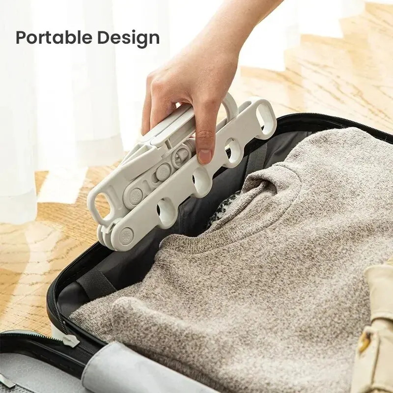 5-Hole Portable Clothes Hanger - Foldable Backpack Small avaliação e preço