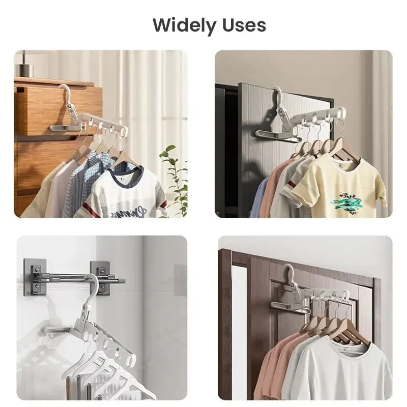 5-Hole Portable Clothes Hanger - Foldable Backpack Small avaliação e preço
