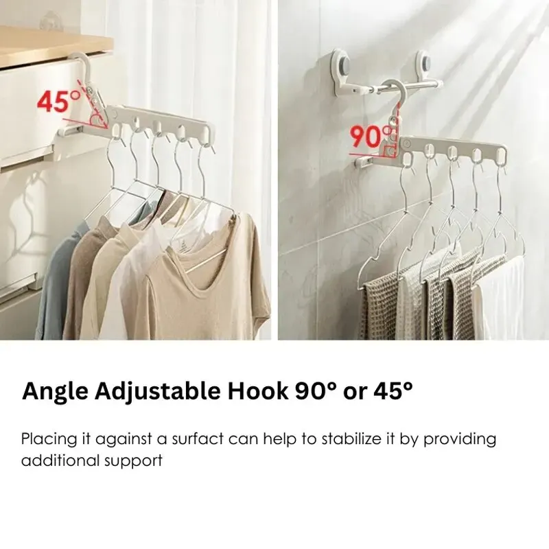 5-Hole Portable Clothes Hanger - Foldable Backpack Small avaliação e preço