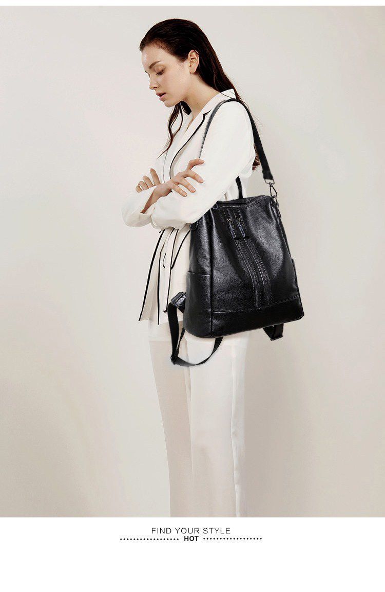 Women Soft Leather Backpack Sc - Mini Backpack Purse avaliação e preço