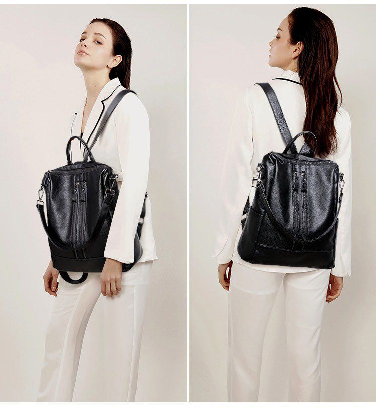 Women Soft Leather Backpack Sc - Mini Backpack Purse avaliação e preço