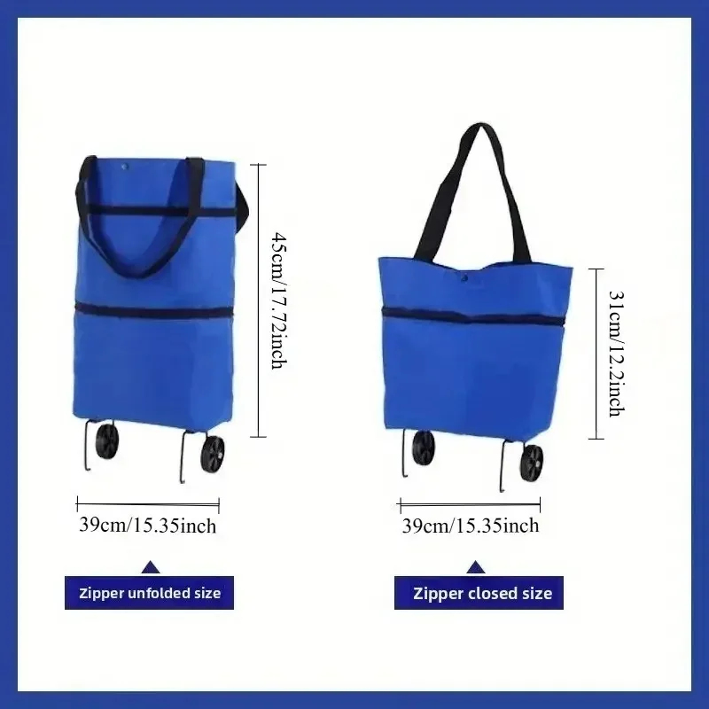 Foldable Portable Shopping Car - Foldable Backpack Small avaliação e preço