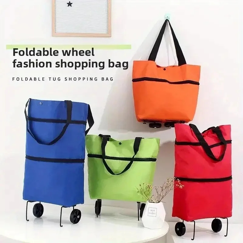 Foldable Portable Shopping Car - Foldable Backpack Small avaliação e preço