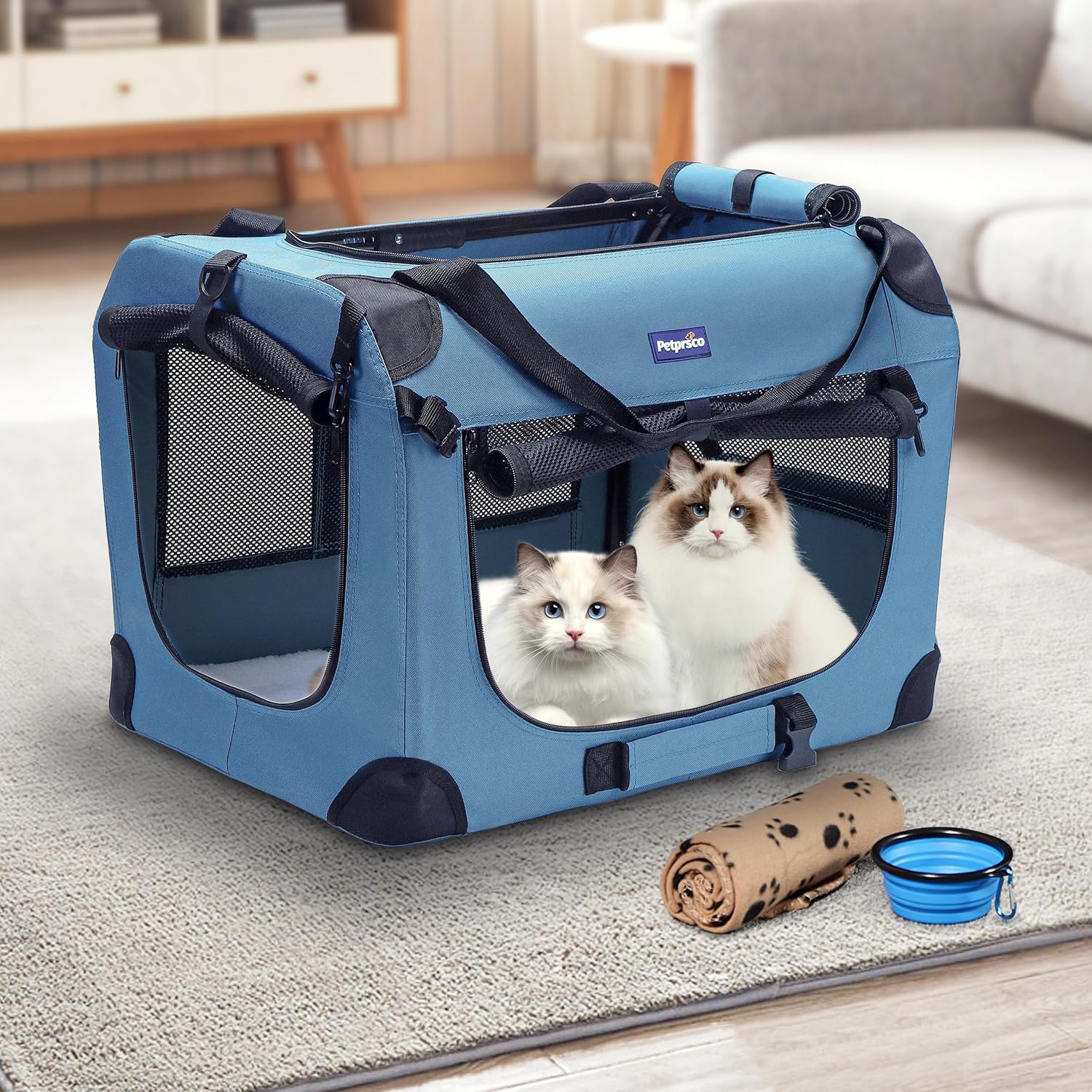 Portable Collapsible Dog Crate - Foldable Backpack Small avaliação e preço