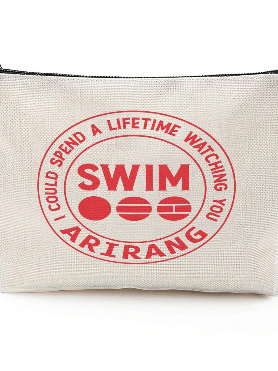 Red Swim Arirang Stamp Logo Ca - Fashion Backpack Women avaliação e preço
