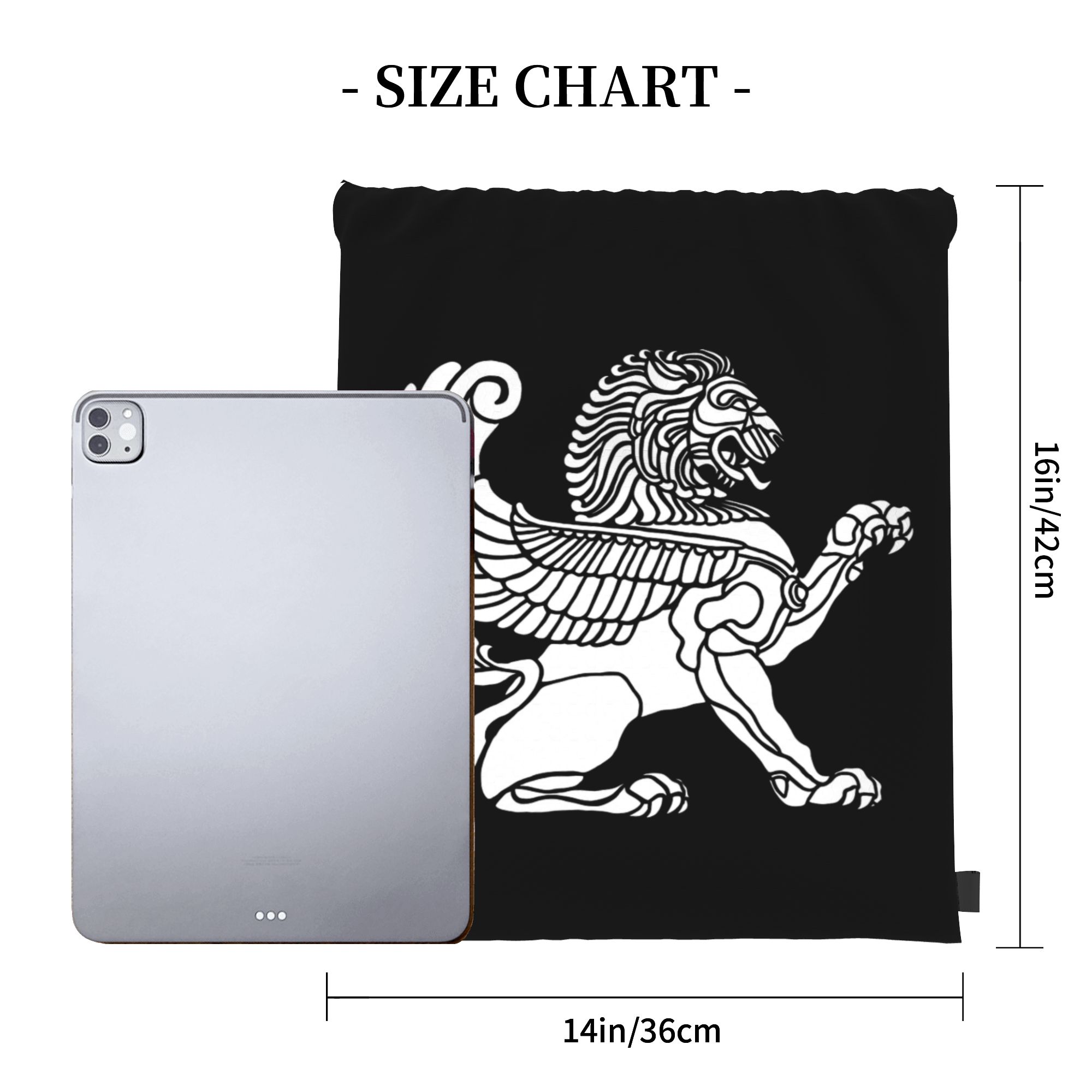 Persian Lion Iranian Iran Pers - Drawstring Gym Bag avaliação e preço