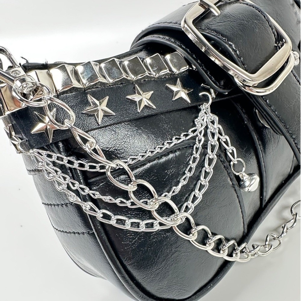 Vintage Y2K Shoulder Bag PU Le - Leather Backpack Vintage avaliação e preço