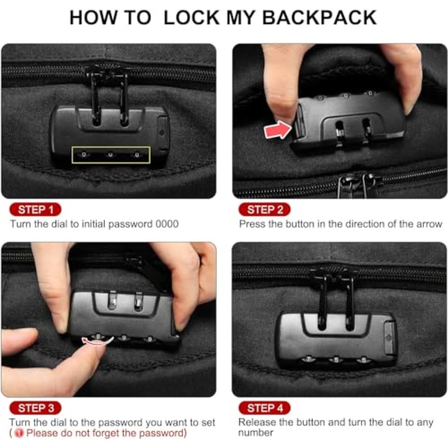 Laptop Backpack for Men Women, - Travel Backpack Anti Theft avaliação e preço