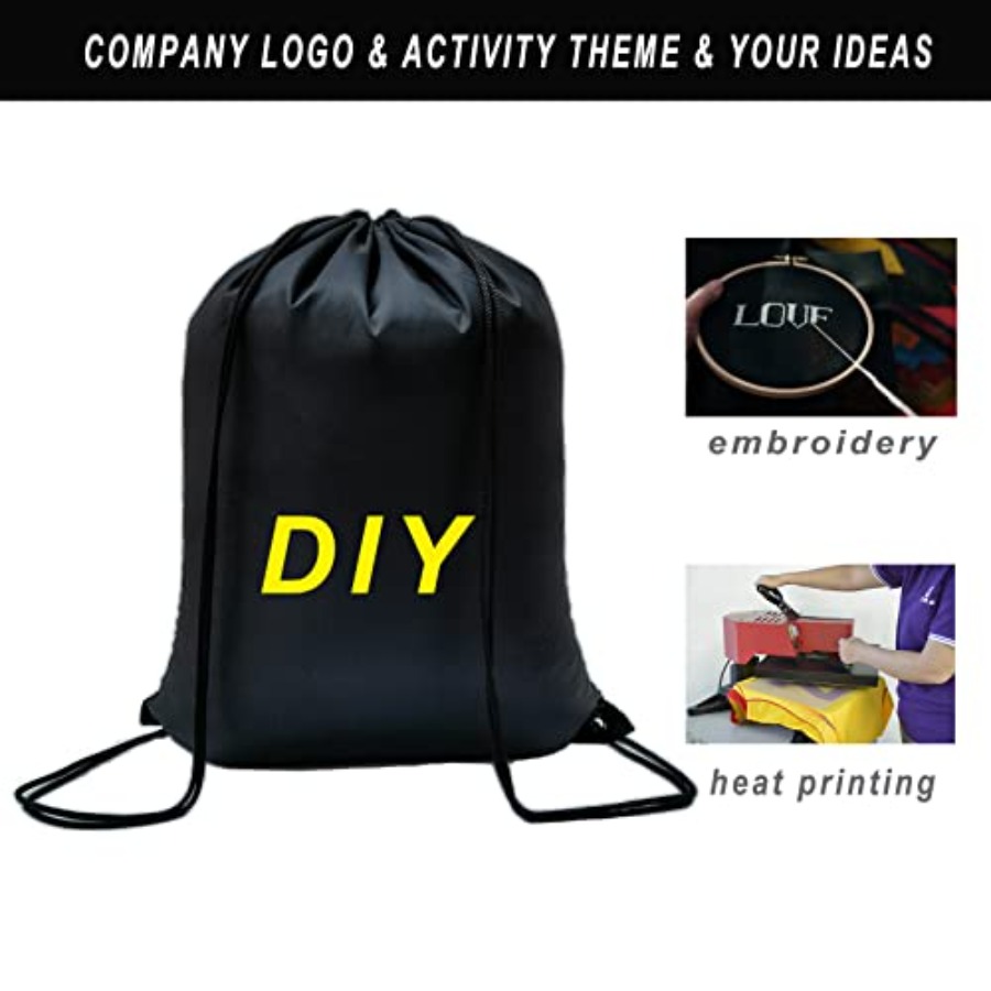 100 Pack Drawstring Backpack B - Drawstring Gym Bag avaliação e preço