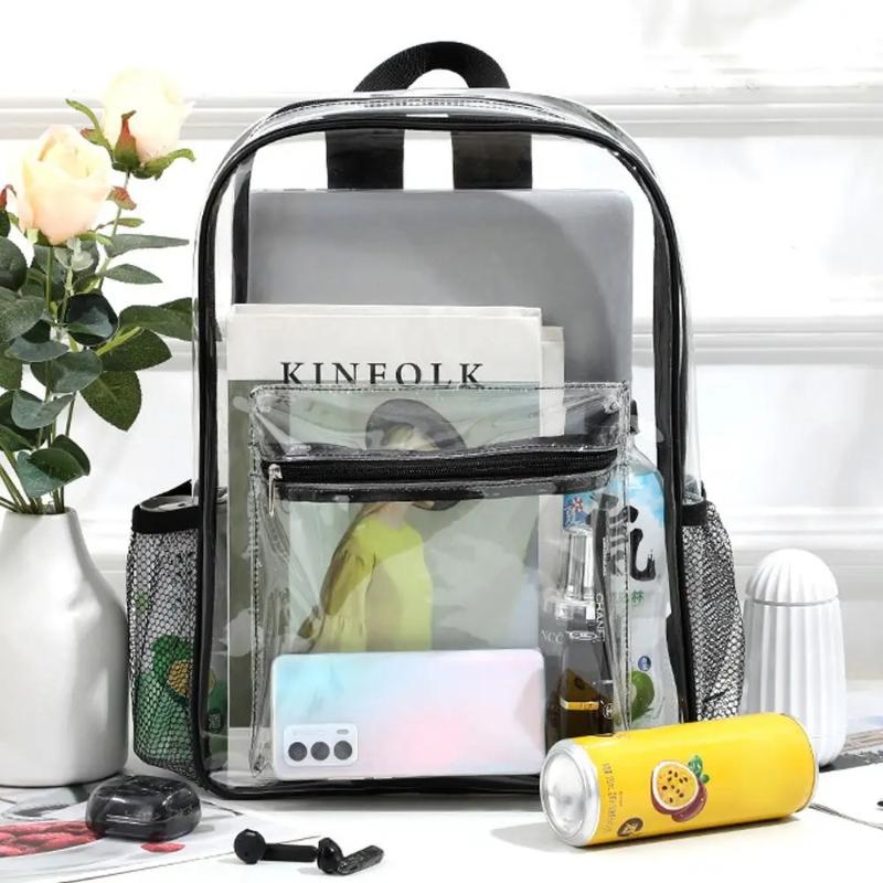 Transparent PVC Backpack Outdo - Fashion Backpack Women avaliação e preço
