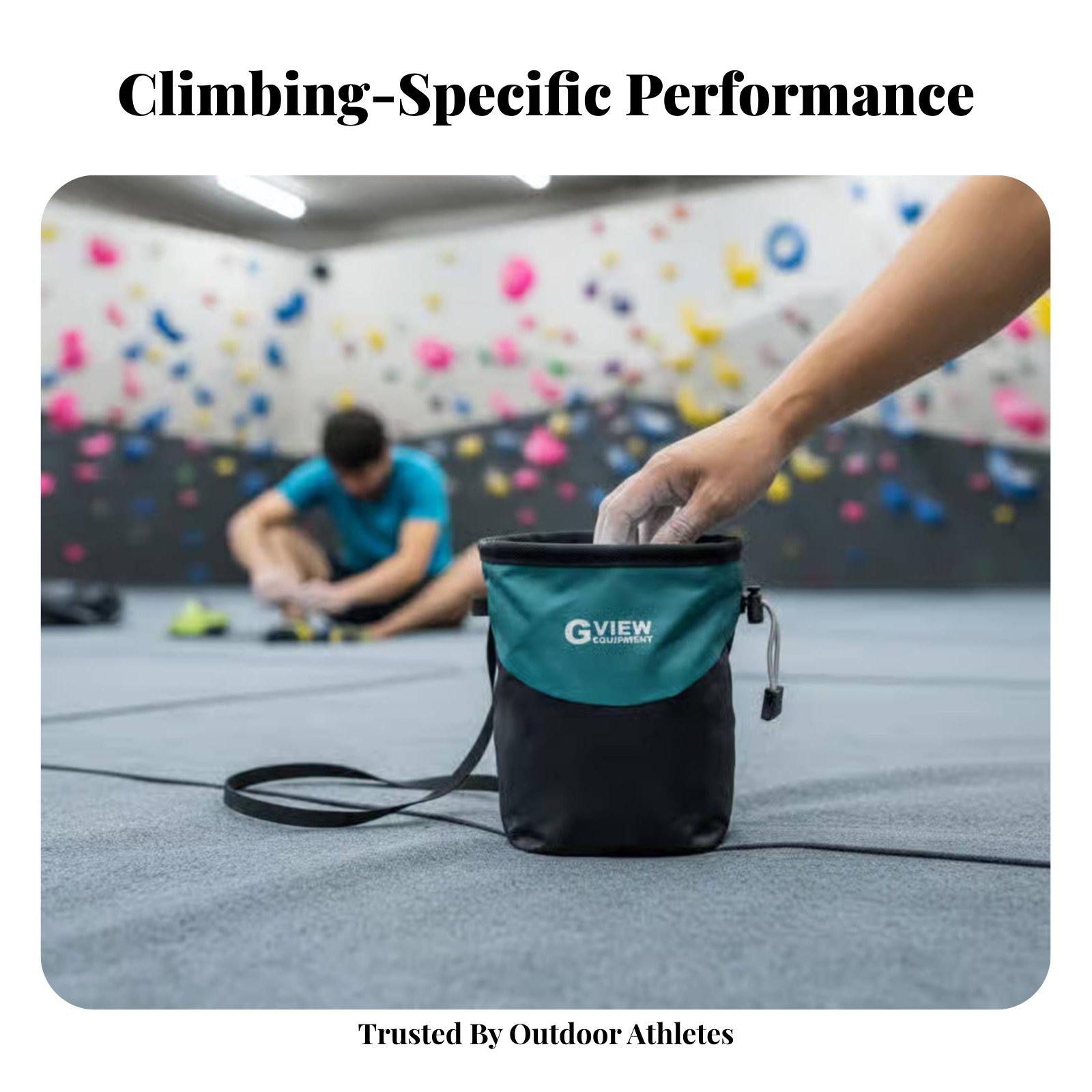 Rock Climbing Chalk Bag Drawst - Drawstring Gym Bag avaliação e preço
