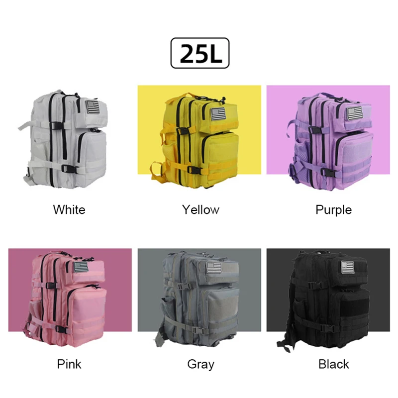 25L/45L 3P Tactical Backpack f - Urban Backpack Tactical avaliação e preço