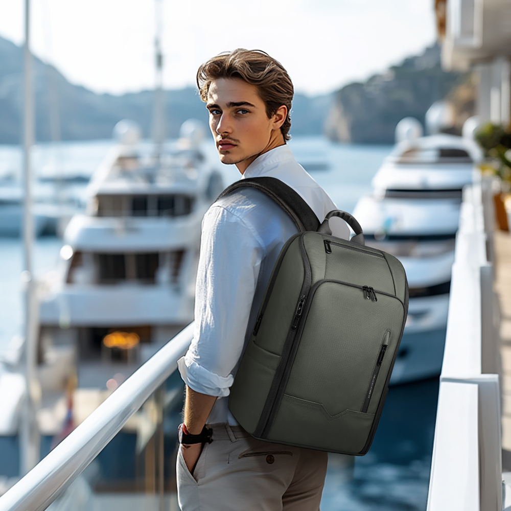 HK Business Men's Backpack 15. - Hiking Backpack Waterproof avaliação e preço