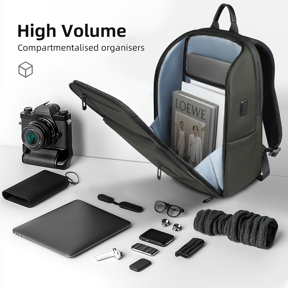 HK Business Men's Backpack 15. - Hiking Backpack Waterproof avaliação e preço