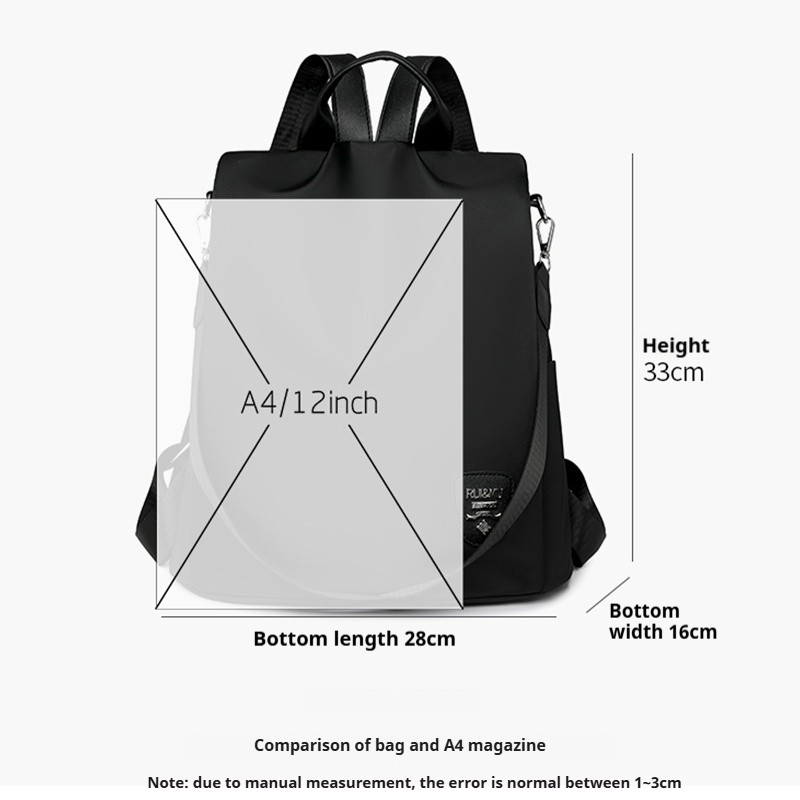 Women Anti Theft Backpack Larg - Travel Backpack Anti Theft avaliação e preço