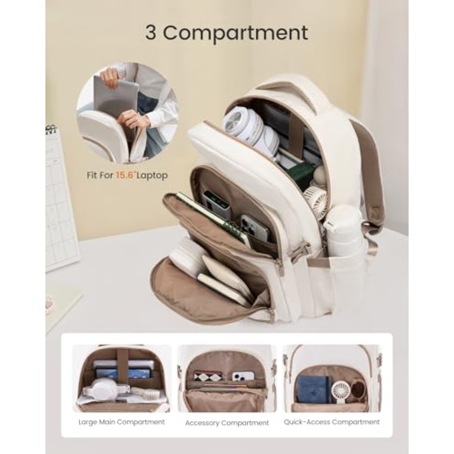 Laptop Backpack for Women, Wor - School Backpack Teen avaliação e preço