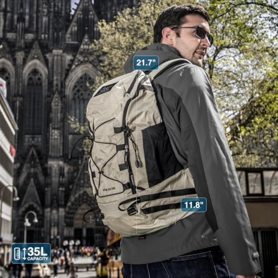 35L Hiking Backpack, Lightweig - Rain Cover Backpack avaliação e preço