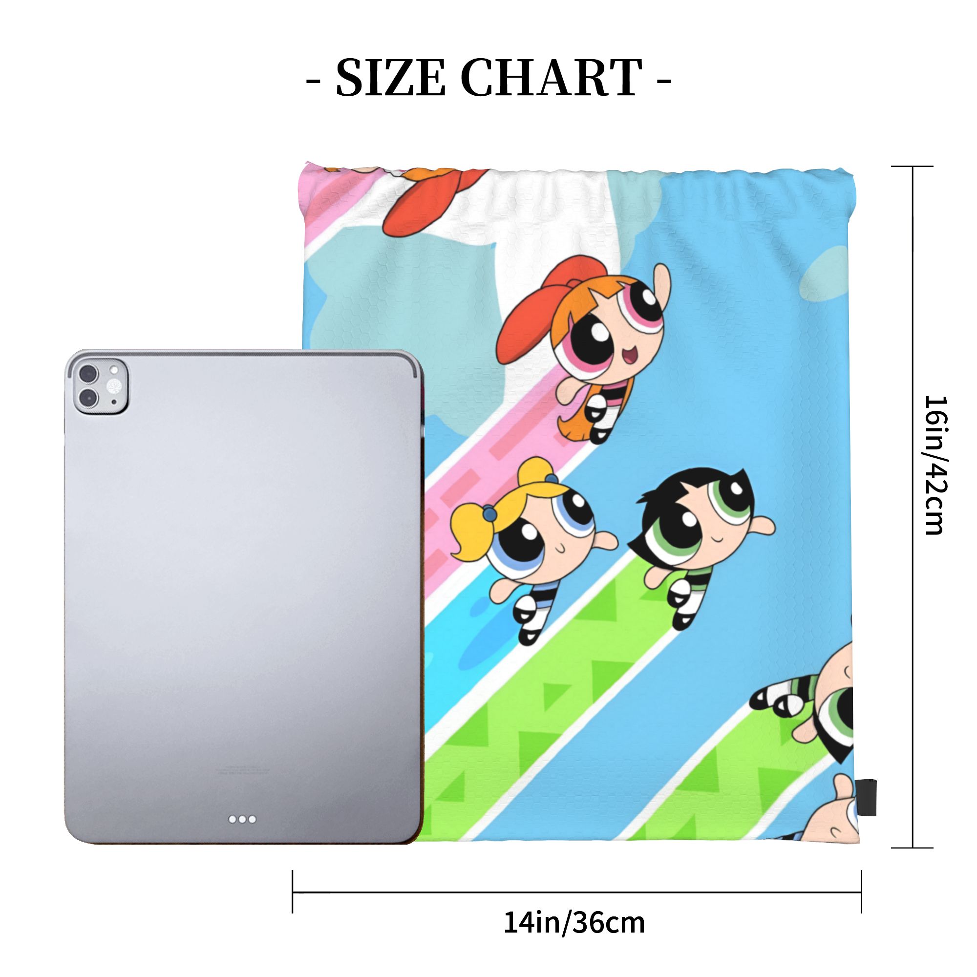 Custom Poweres Anime Puffes Dr - Drawstring Gym Bag avaliação e preço